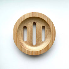 Load image into Gallery viewer, Bamboo Wood Tray for Soap, Shower Steamers & More: Square