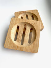 Load image into Gallery viewer, Bamboo Wood Tray for Soap, Shower Steamers & More: Round