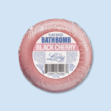 Load image into Gallery viewer, Black Cherry Donut Shaped Bath Bomb