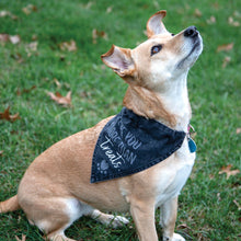 Load image into Gallery viewer, I Love You More Than Treats Dog Bandana