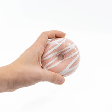 Load image into Gallery viewer, Black Cherry Donut Shaped Bath Bomb