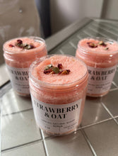 Load image into Gallery viewer, Strawberry &amp; Rose Sugar Scrub
