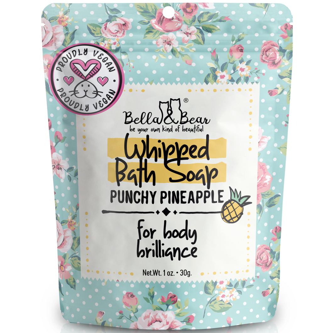 Punchy Pineapple Whipped Bath Soap Body Wash Mini