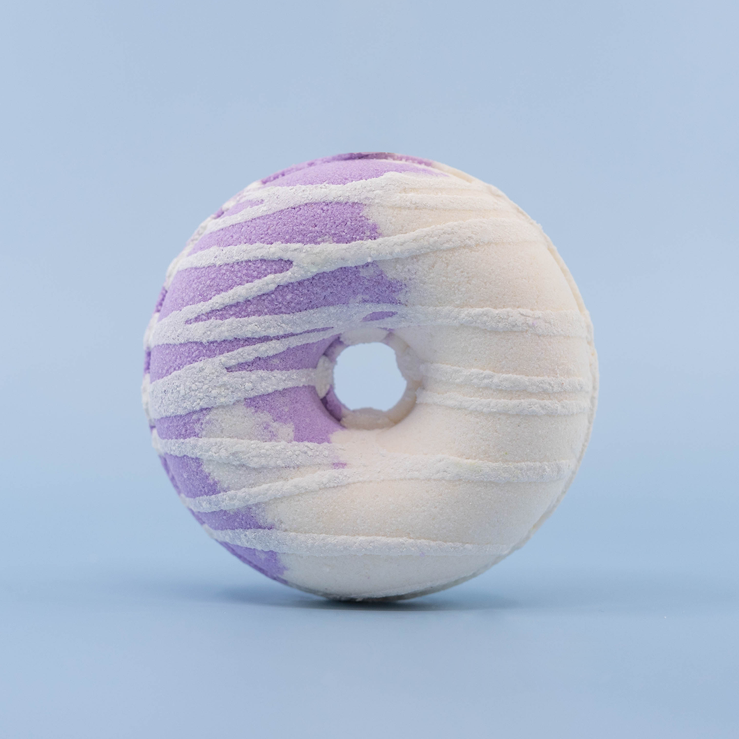 Black Raspberry Vanilla Donut Shaped Bath Bomb