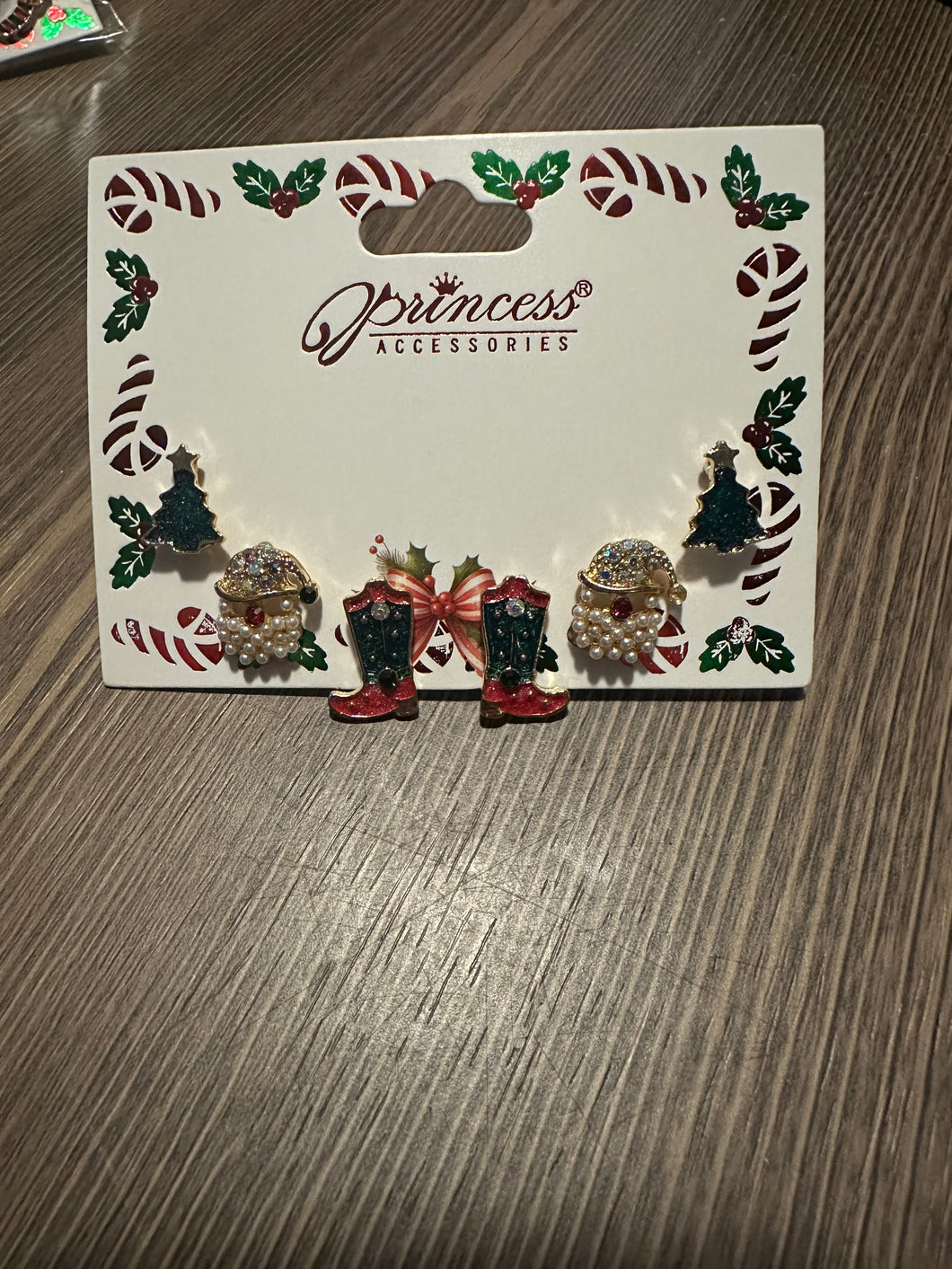 3pk Santa/ Boot Studs