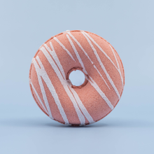 Load image into Gallery viewer, Black Cherry Donut Shaped Bath Bomb
