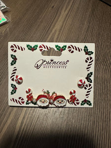 3pk Santa Studs