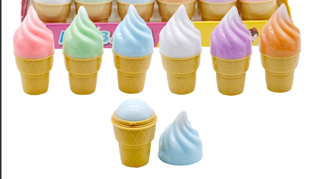 Ice Cream Cone Moisturizing Lip Balm