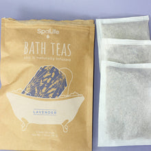 Load image into Gallery viewer, Natural Infused Bath Teas - Lavender
