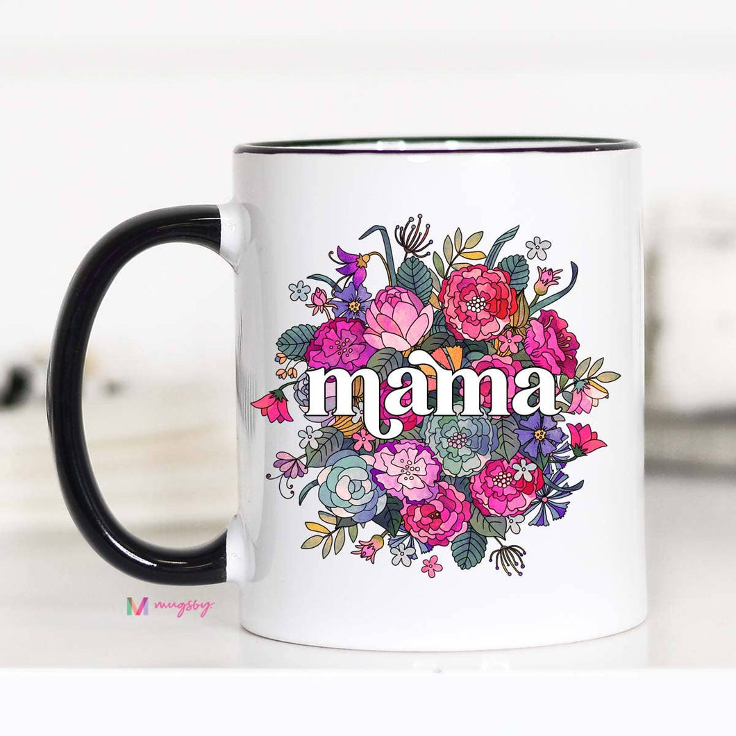 Mama Floral Mug 11oz