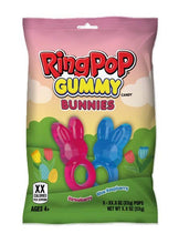 Load image into Gallery viewer, Ring Pop Bunny Shaped Gummy Peg Bag
