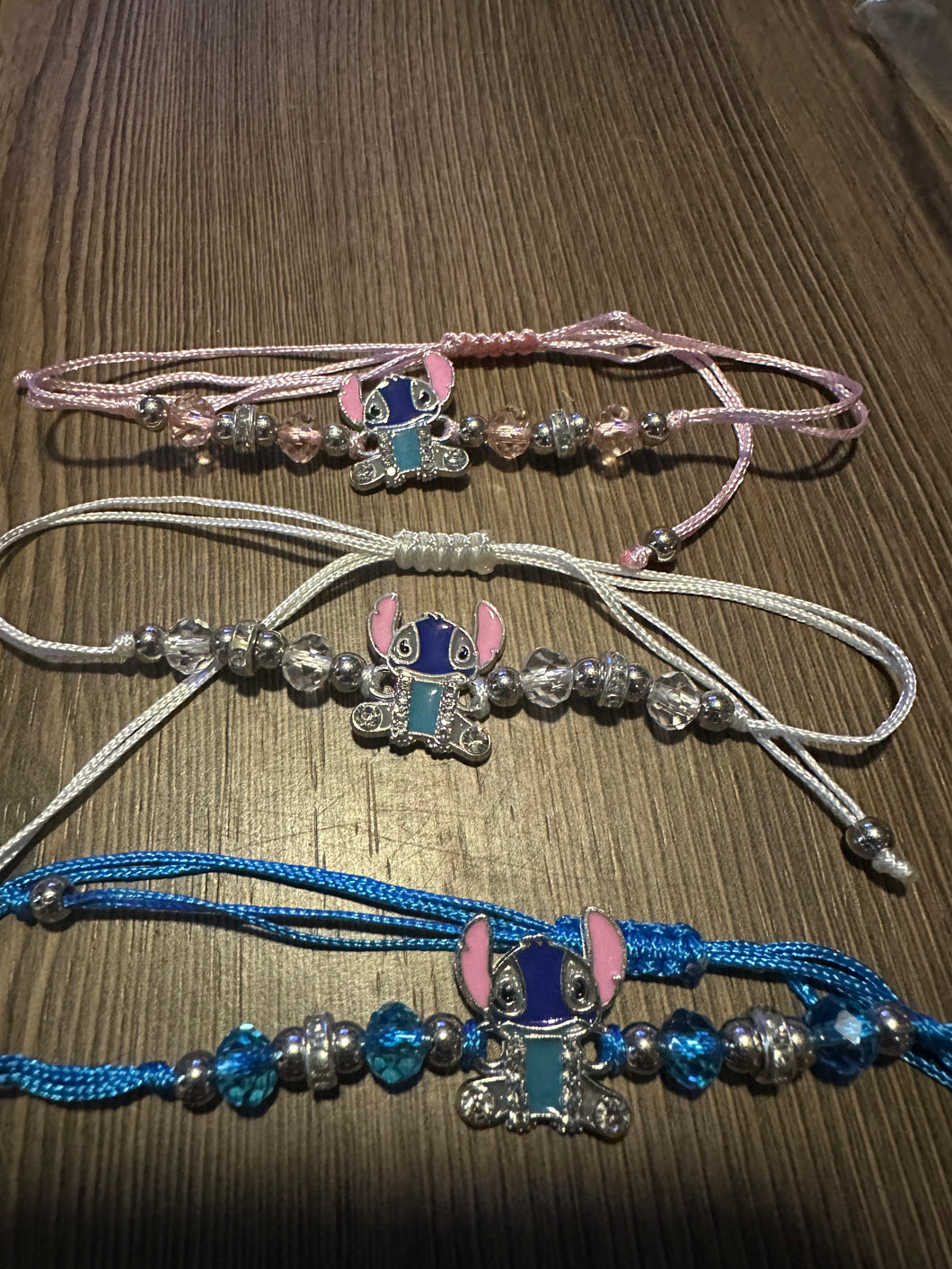 Blue Alien Adjustable Bracelet