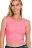 Pink Cropped Tank
