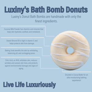 Vanilla Buttercream Donut Bath Bomb