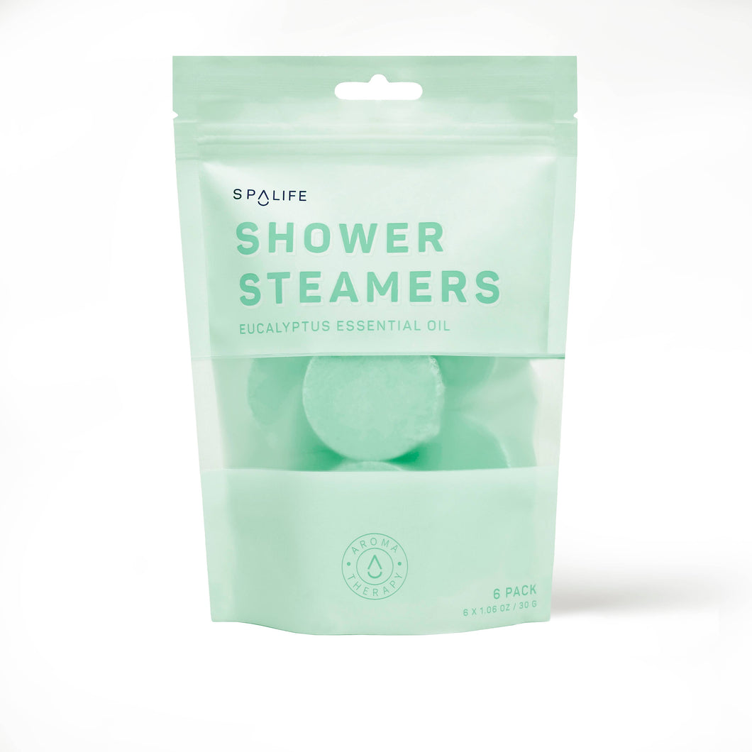 6pk Shower Steamers Aromatherapy With Eucalyptus Essential Oil