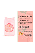 Load image into Gallery viewer, Makeup Cleansing Towelette Apricot
