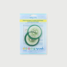 Load image into Gallery viewer, Cucumber Soothing &amp; Cooling Eye Pads - 12 Pads
