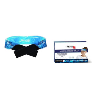 Hot And Cold Migraine Relief Therapy Headband Wrap