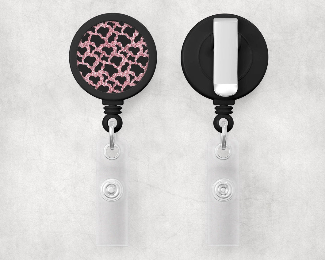 Cow Print |Retractable Badge Reel