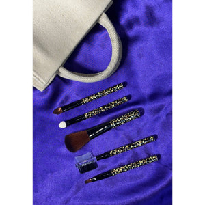 Makeup Brush Set: Cheetah