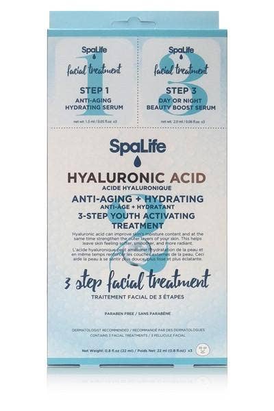 Three Step Facial Treatment with Hyaluronic Acid