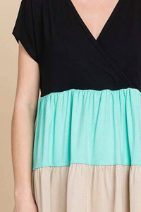 Tiered Color Block Top