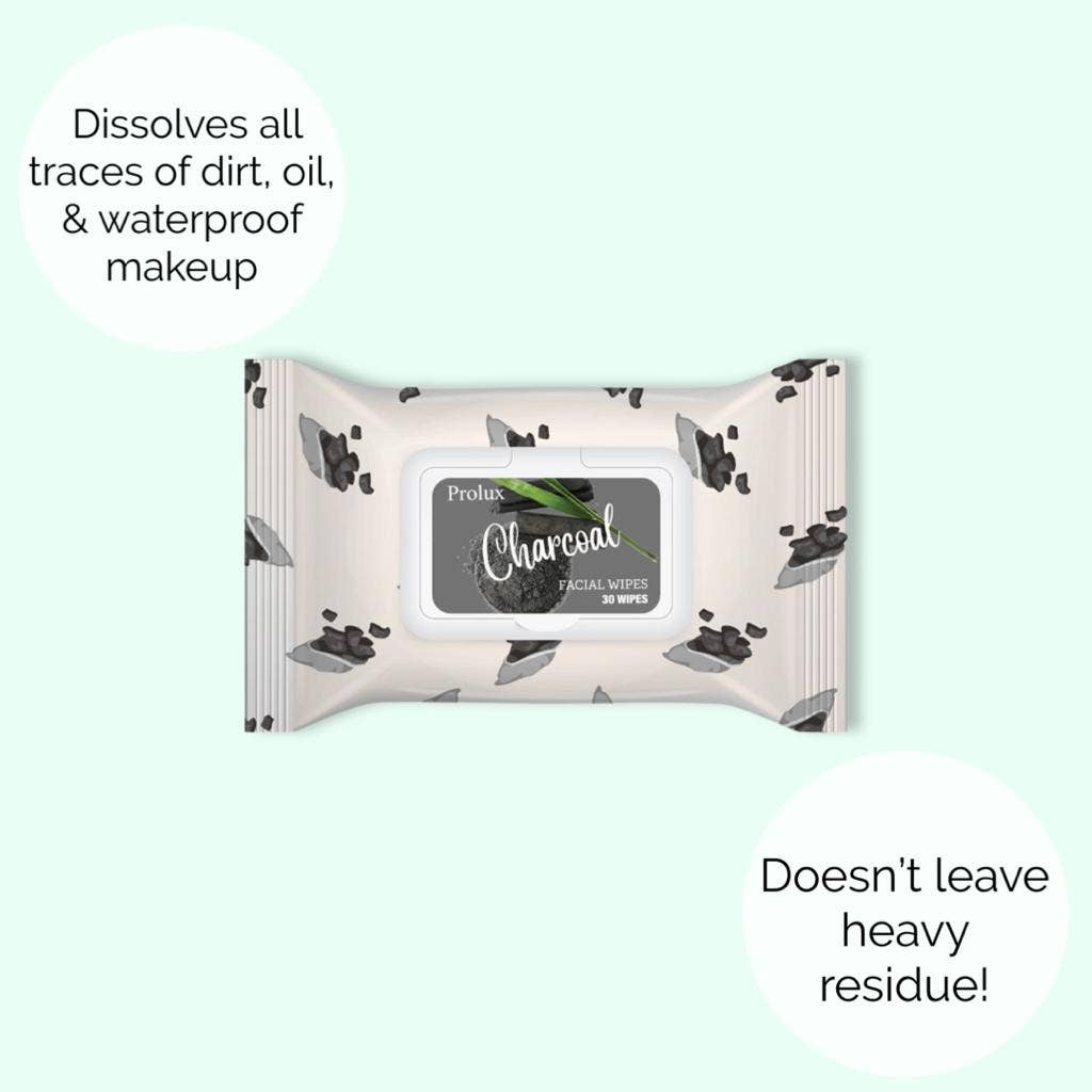 Prolux Facial Wipes: Charcoal