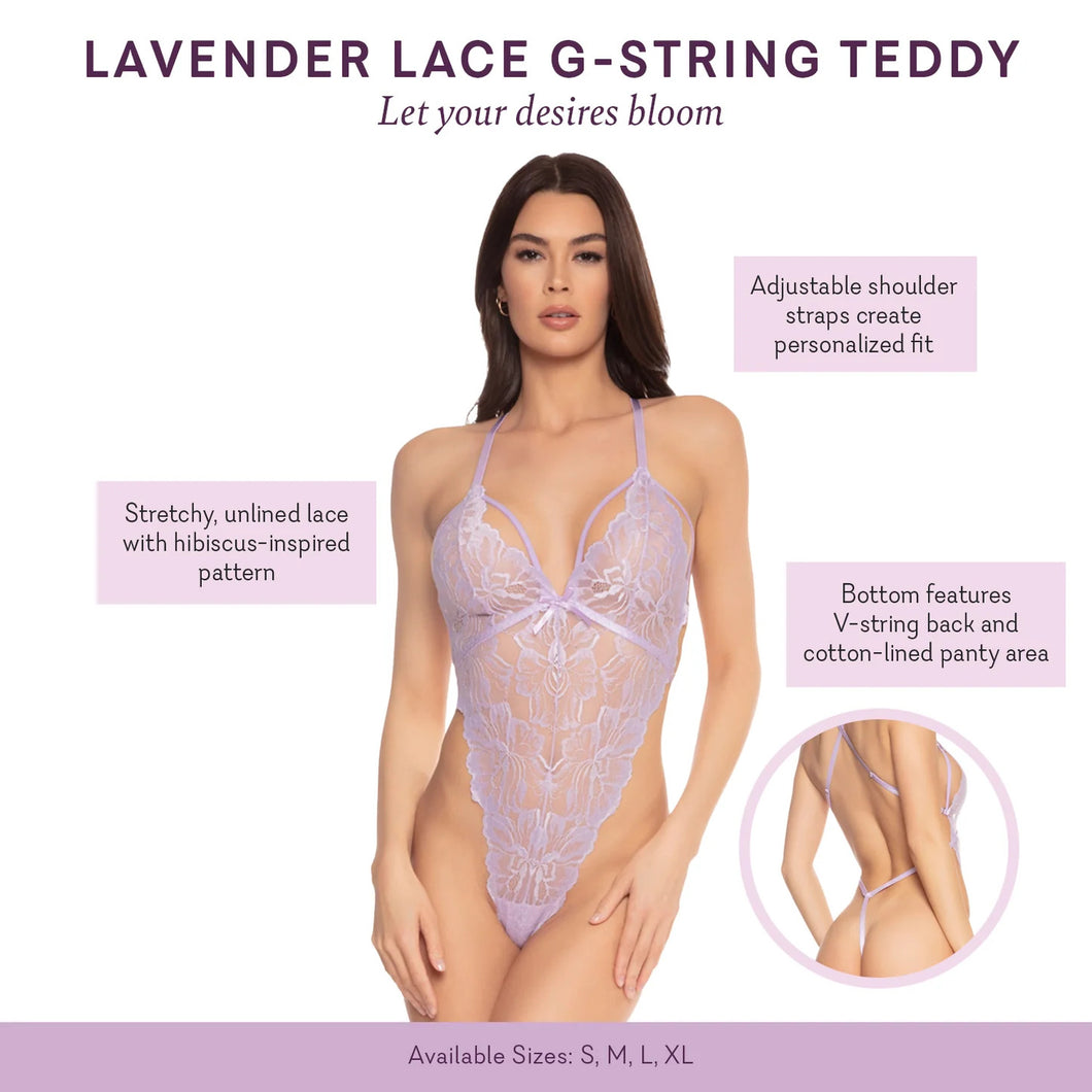 Lavender Lace Teddy
