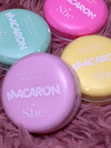 Macaroon Nail Polish Remover Pads