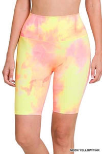 Neon Biker Shorts