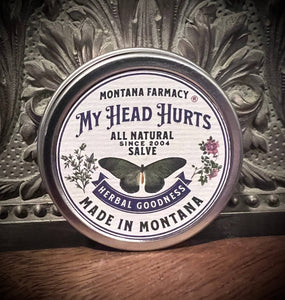 My Head Hurts Herbal Balm