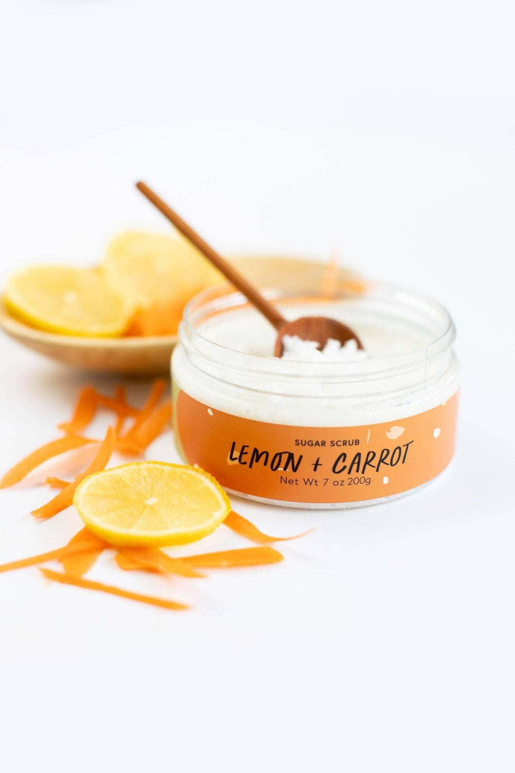 Lemon + Carrot Sugar Scrub | 7 oz.