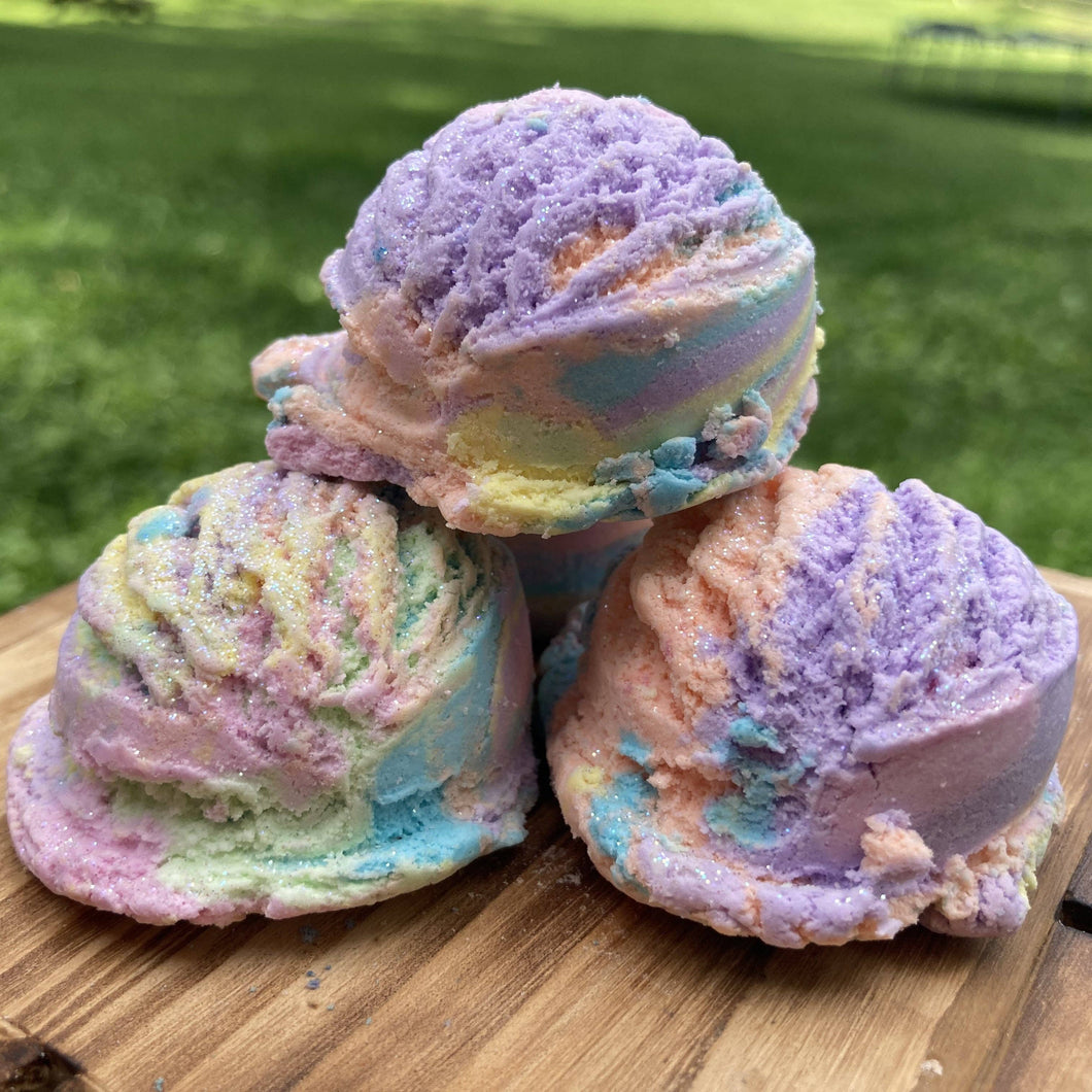 Bubble Scoops- RAINBOW SHERBET