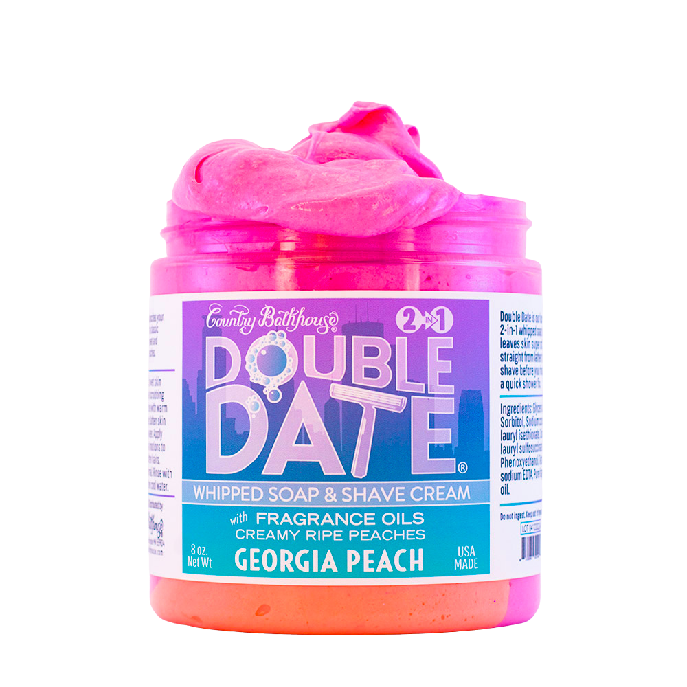 Double Date Whipped Soap and Shave - Georgia Peach