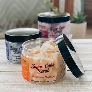 Goat Milk Sugar Cube Scrubs: Island Coconut