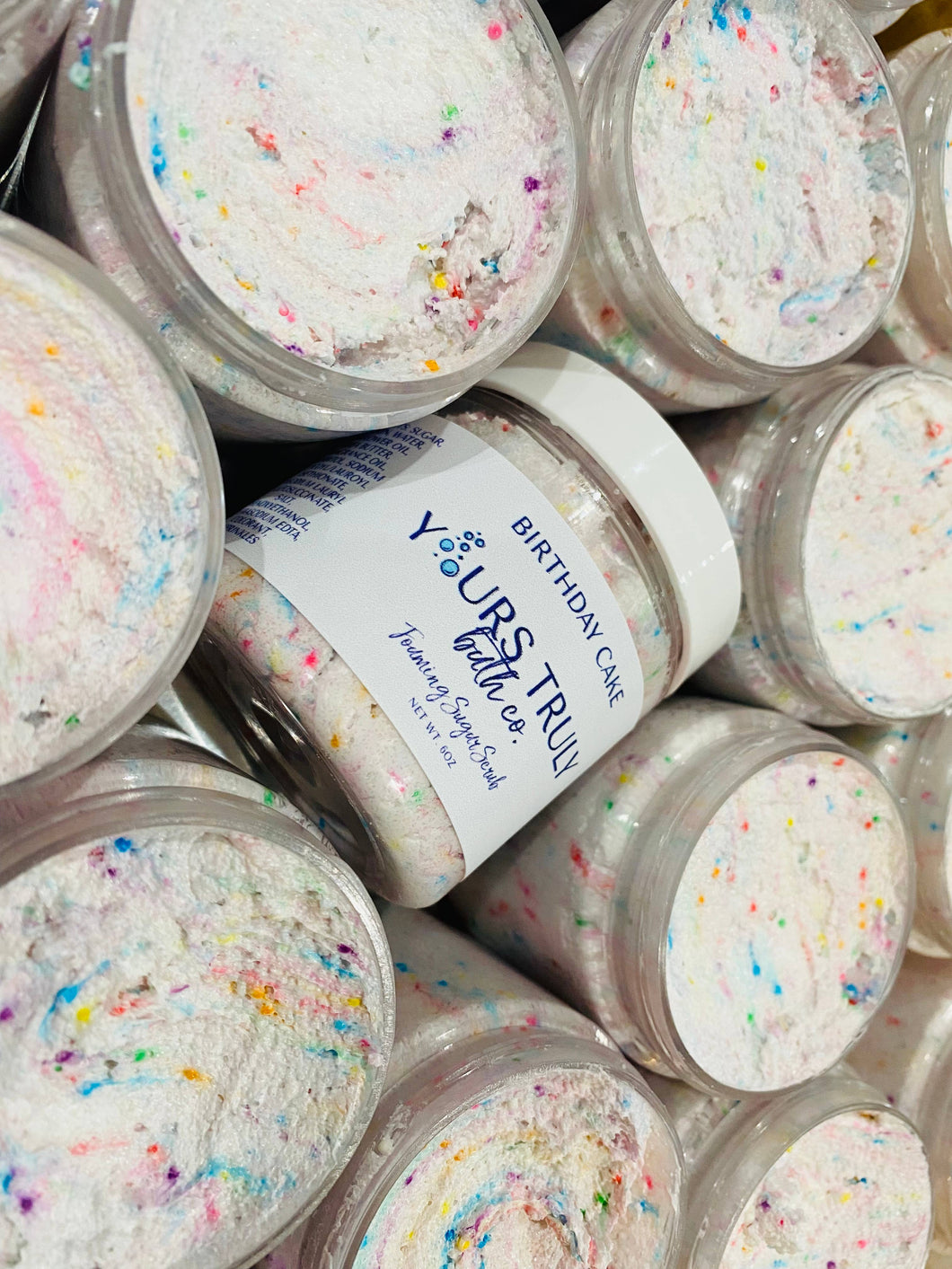 Birthday Cake Foaming Sugar Scrub