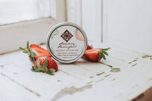 Strawberry Passionfruit Organic Lotion Bar