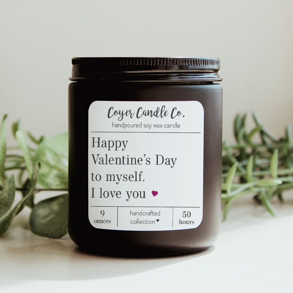 Snarky Valentine's Day Candle