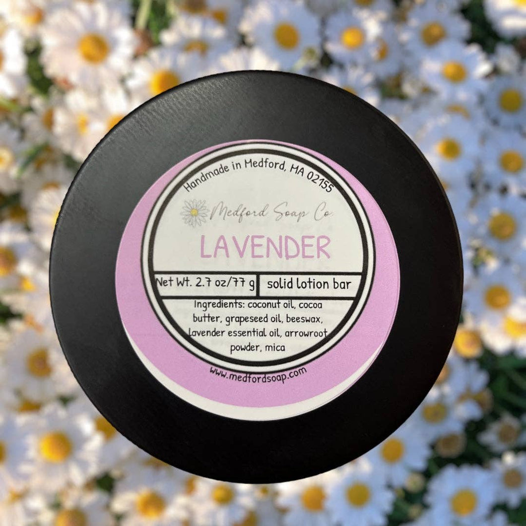 Solid Lotion Bar Lavender