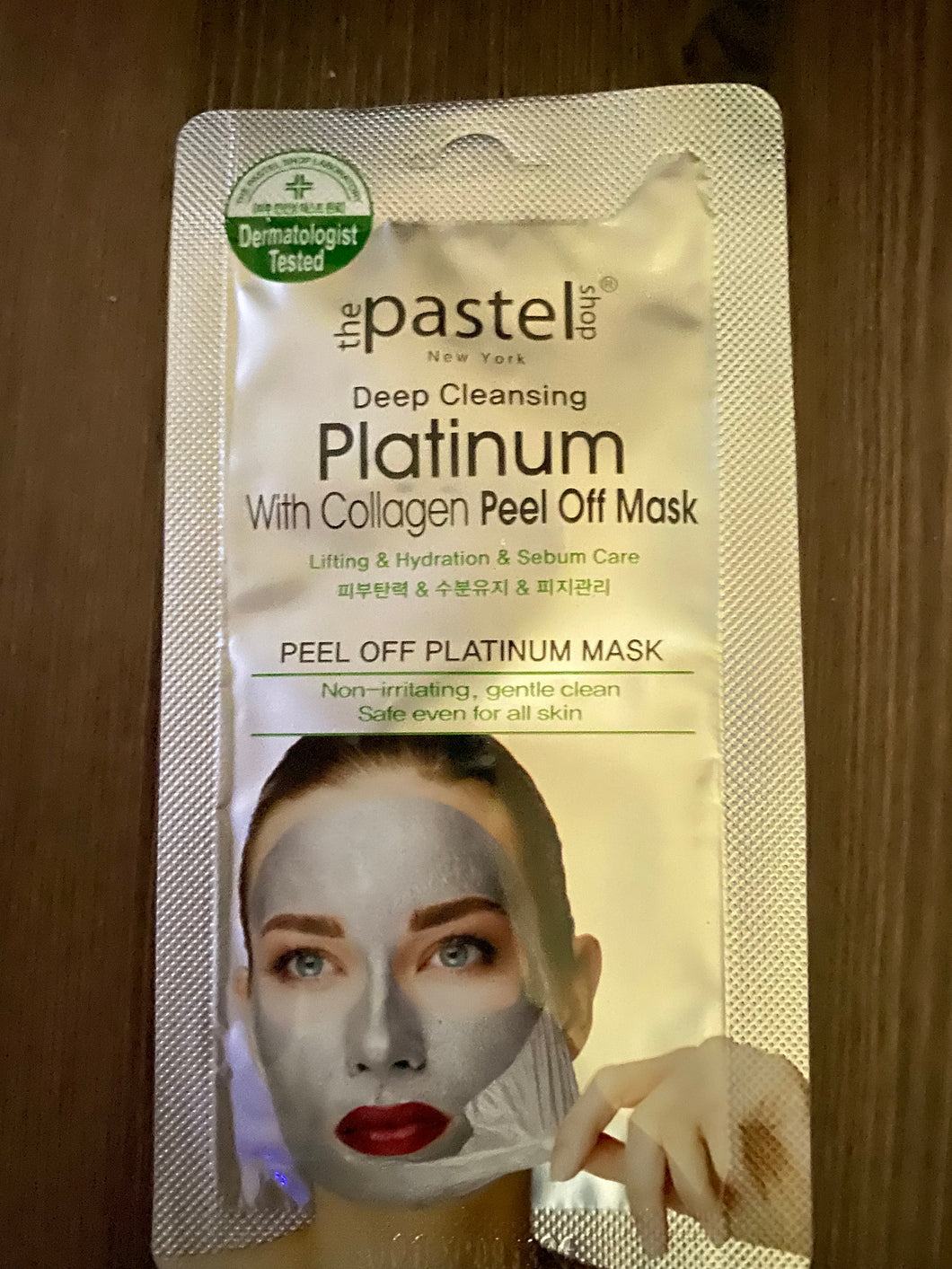 Platinum peel off mask